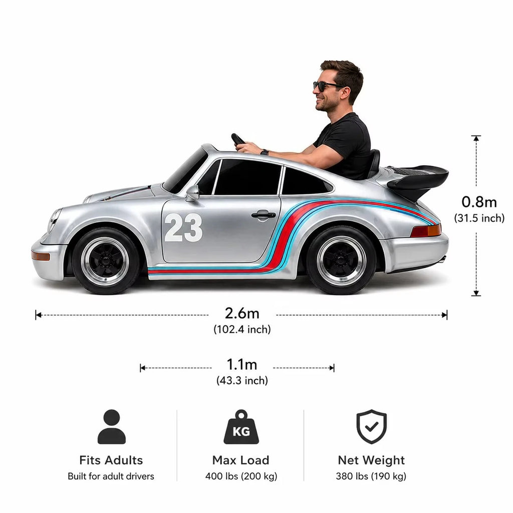72V 2500W Electric Drift Go Kart Retro Sports Car